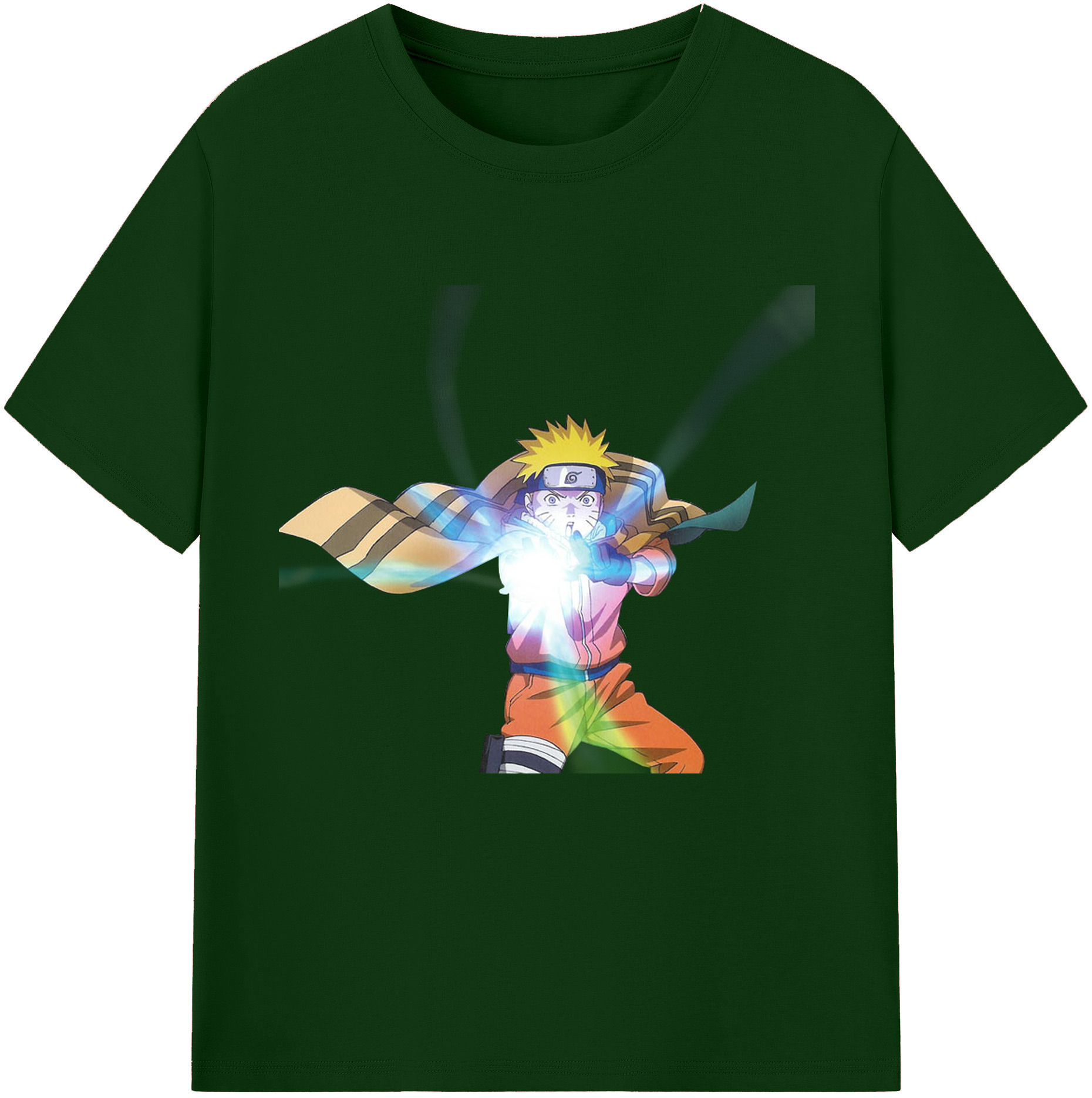 （画像用） NARUTO -ナルト- うずまき ナルト Uzumaki Naruto 綿100％半袖Tシャツ（フロントプリント）